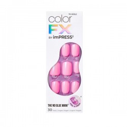 Unghii false ImPRESS Color Late Night, lungime S, 30 bucati