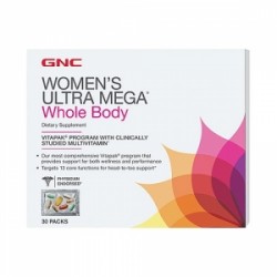 GNC Women`s Ultra Mega Whole Body Vitapak-Program pentru Sanatatea Intregului Organism, 30 Pachetele