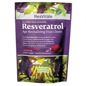 RESVITALE RESVERATROL AGE-REVITALIZING FRUIT CHEWS - WILD BERRY 30 CARAMELE